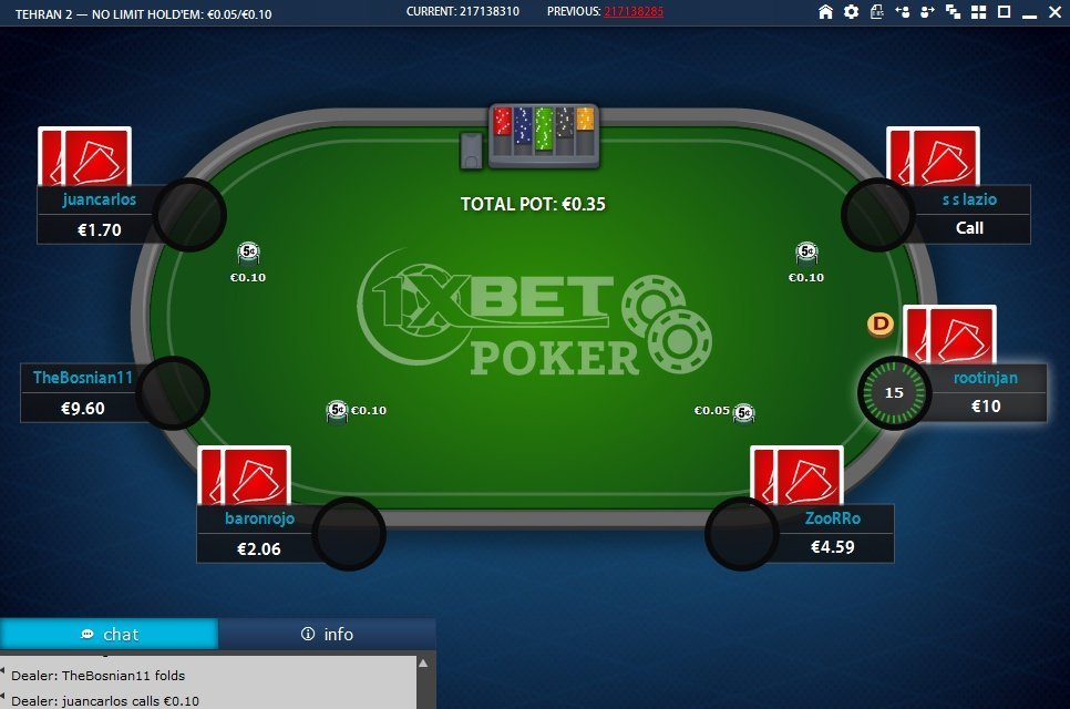 1xbet poker alternative link